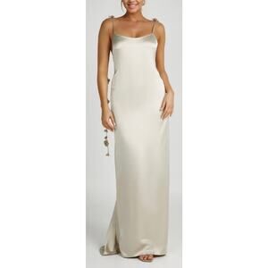 Meshki Elenora Rose Gown Womens XXL Champagne Wedding Bridal